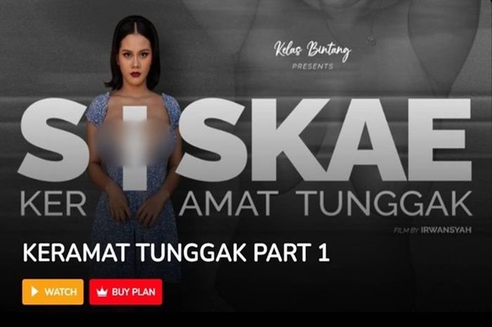 Salah satu produksi film dewasa berjudul Keramat Tunggak